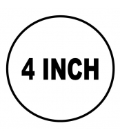 4" Diameter (100mm)
